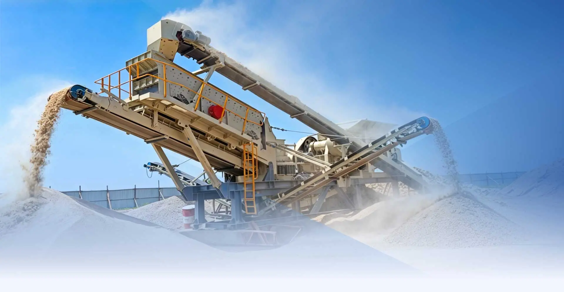 MK semi mobile crusher and screen - Composition and Advantage
