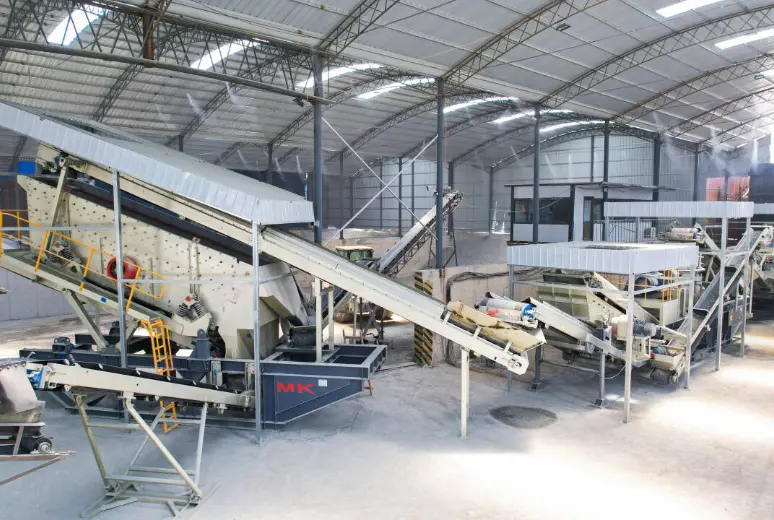 Basalt Slag Portable Crushing Plant
